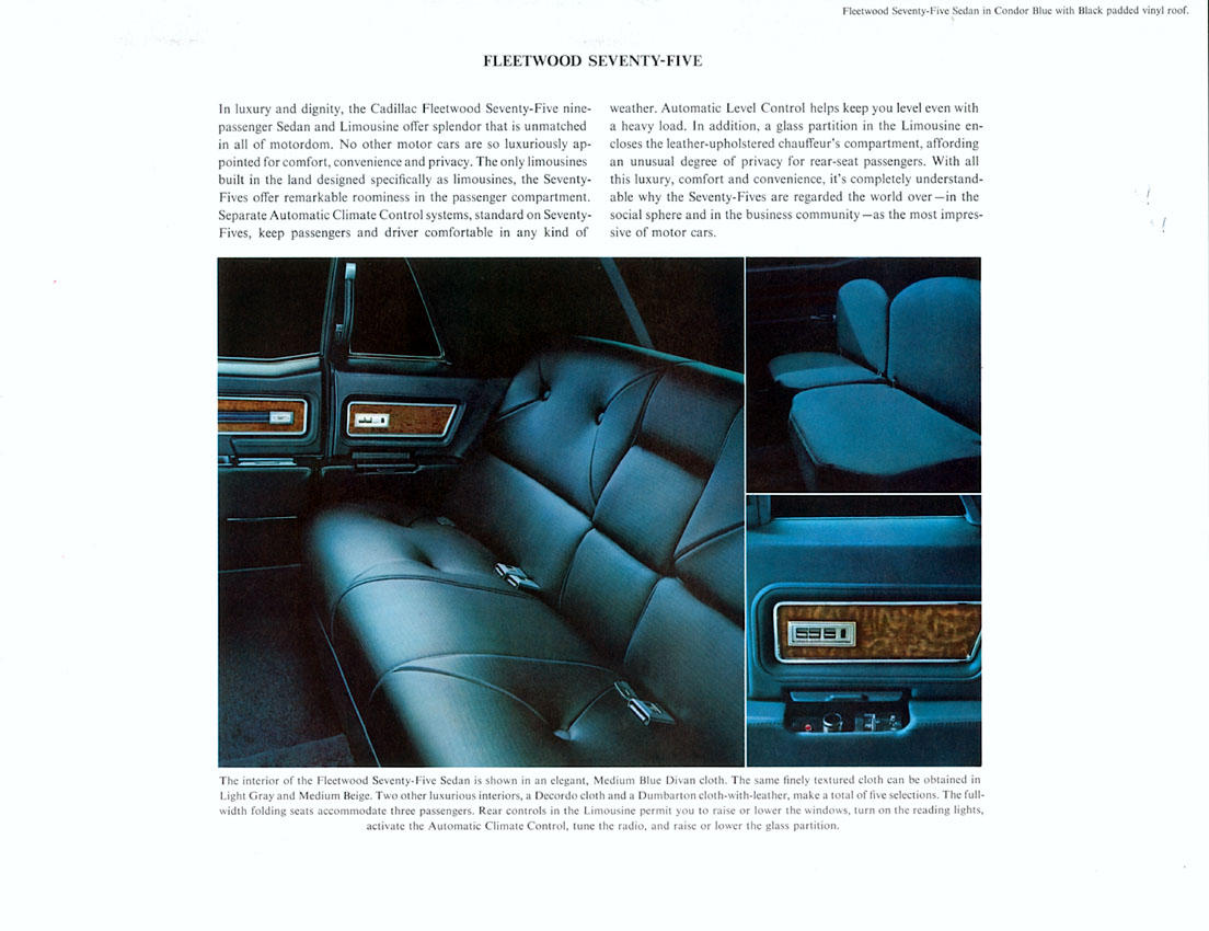 1970 Cadillac Brochure Page 22